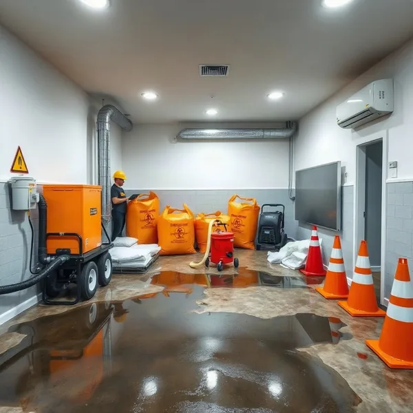 Professional Sewage Cleanup in West Palm Beach carried out by a licensed technician