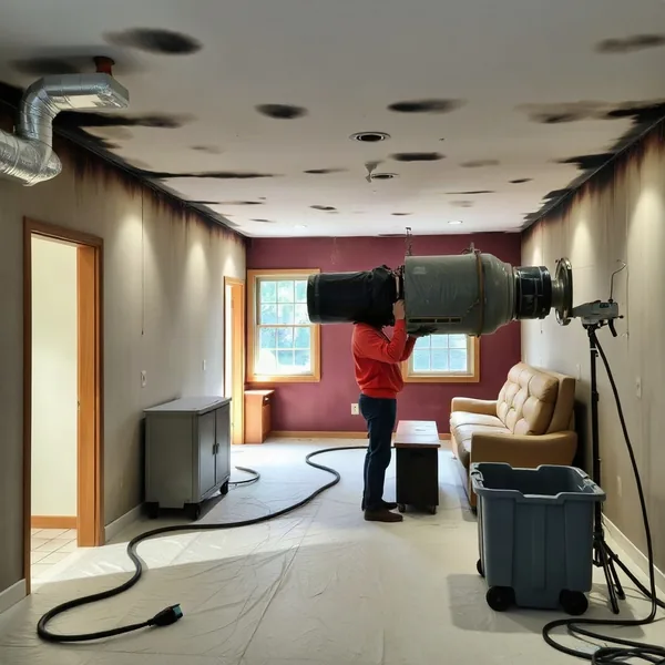 Professional Smoke Damage Restoration in West Palm Beach carried out by a licensed technician